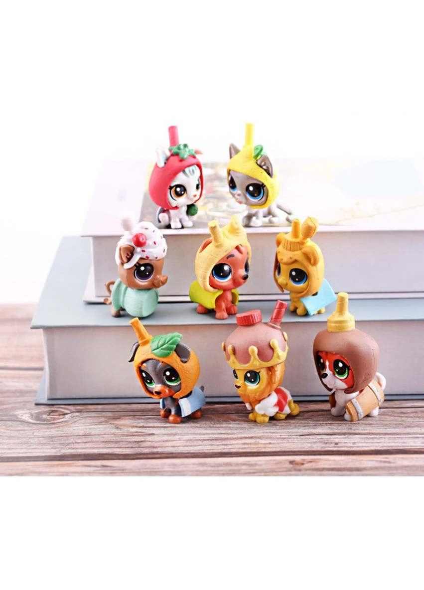 Литл Пет Шоп Littlest Pet Shop набор фигурок детские фигурки 8шт новые 6см ПВХ Ashanti (393635306)