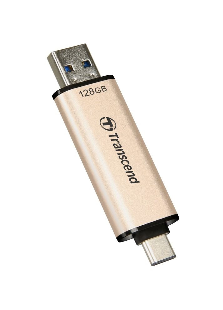 Флеш-драйв 128GB USB 3.2/Type-C JetFlash 930 Gold-Black (TS128GJF930C) Transcend (322908629)