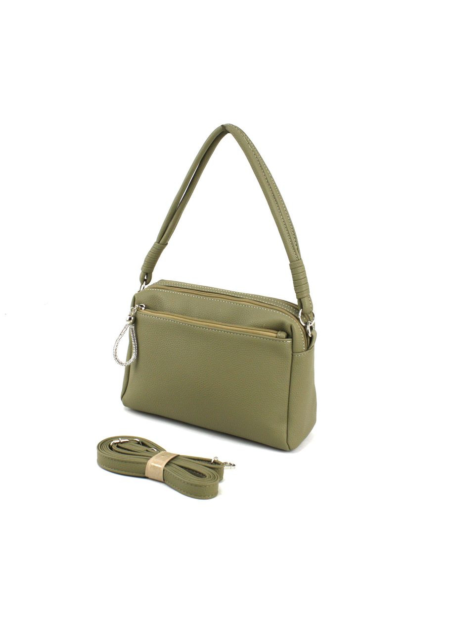 Невелика сумка-крос-боді 524173 оливкова Voila (348418714)