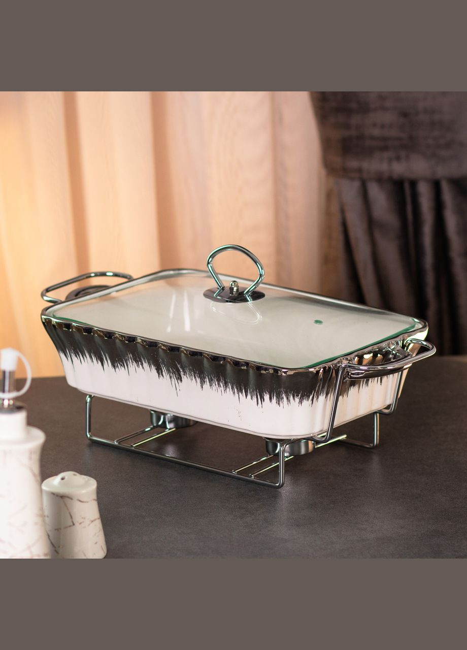 Марміт 2 літри прямокутний керамічний марміт з підігрівом Yiwu (326066218)