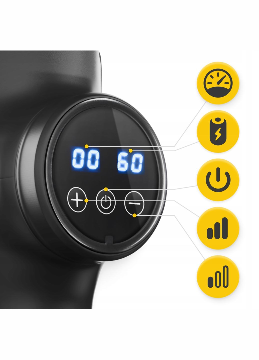 Ручной перкуссионный массажер Massage Gun PRO+ 250 Вт массажный пистолет () 4FIZJO P-5907739311139 (275095780)