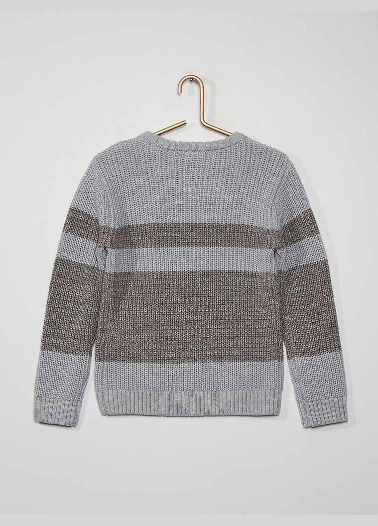 Голубой джемпер демисезон,голубой-серый, Kiabi