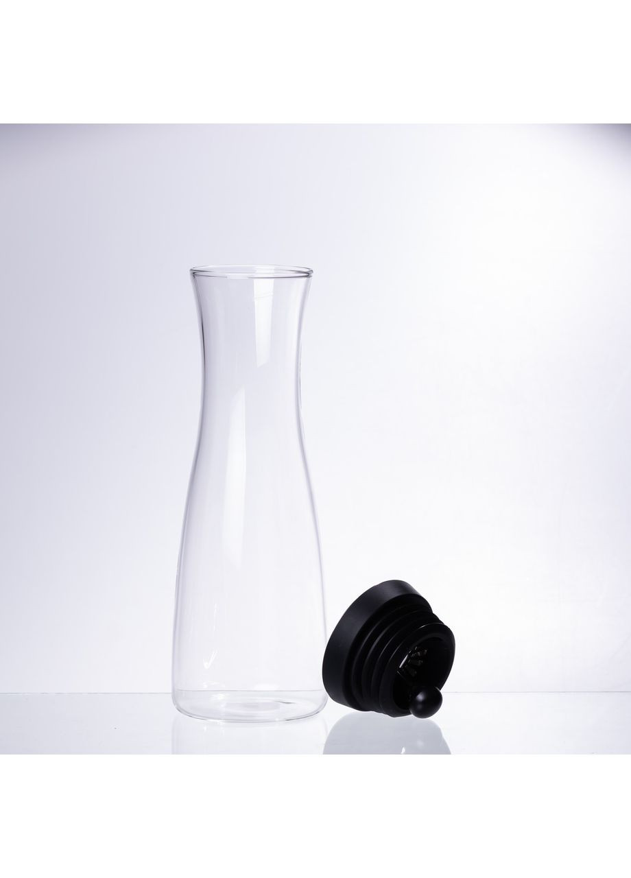 Скляний графин з кришкою 1 л для води, соку, лимонаду HP-19-42 Yiwu (370800405)