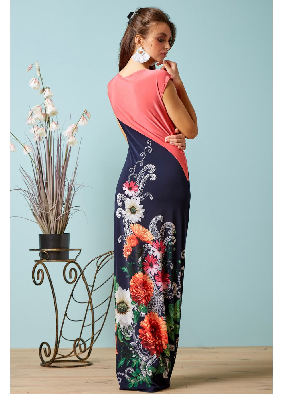 Синее платье 354.0791 Seventeen