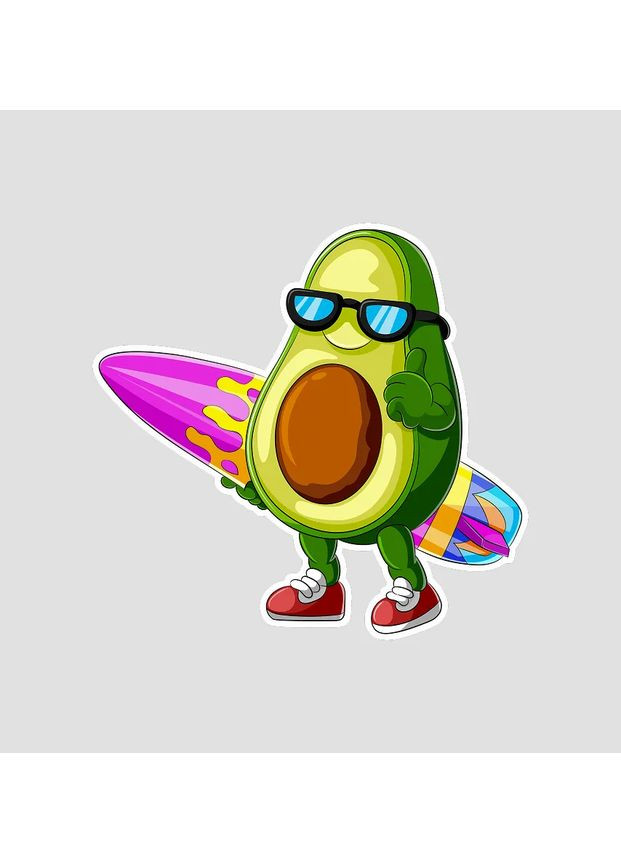 Термоналіпка "Авокадо серфенгіст" (5369) No Brand (371812448)