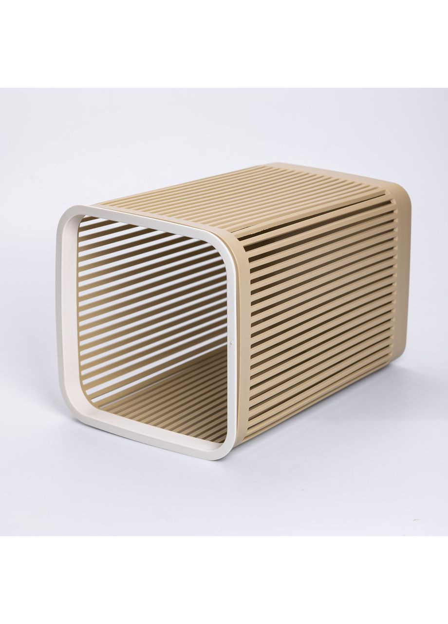 Кошик для сміття пластиковий в офіс для паперу 22×22×30 (см) кошик під сміття 8 (л) відро для сміття Коричневий HP-45-9OL Yiwu (364727775)