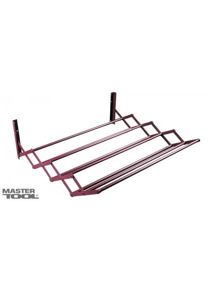 Сушилка для одежды раскладная GM 500 мм 8 перекладин коричневая (Арт.: 92-1757) Mastertool (317195844)