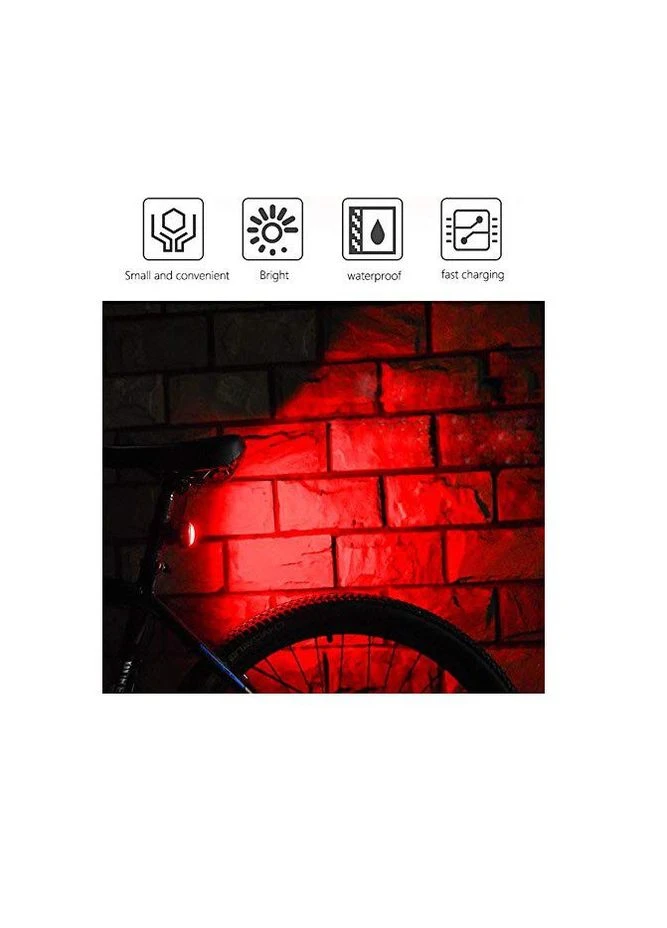 Задний стоп для велосипеда FY320, 4 режима, габарит, USB, аккумулятор Voltronic (382950921)