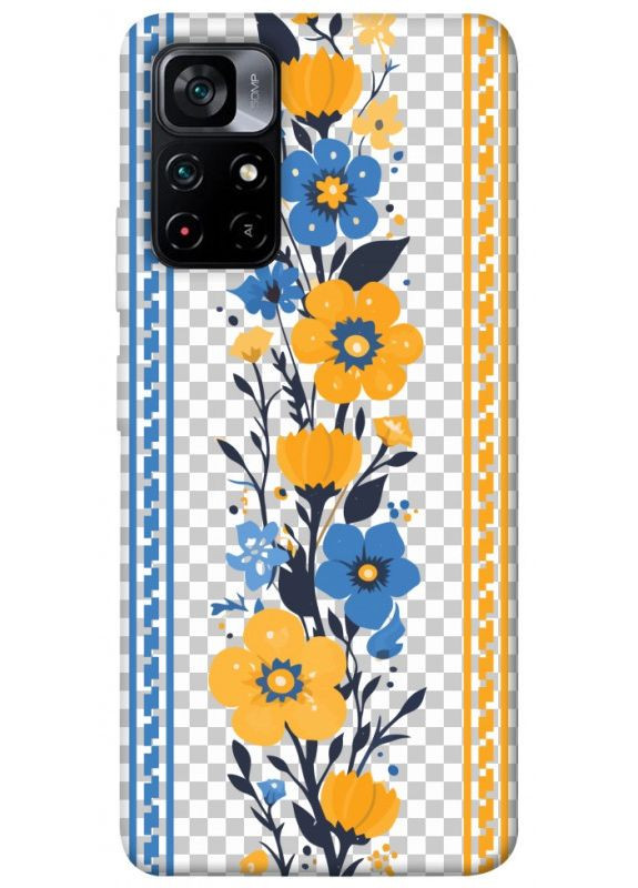 Чехол с принтом для Xiaomi Poco M4 Pro 5G / для Ксяоми, сяоми, ксиоми редми поко М4 о Вышиванка 1 No Brand (338604314)