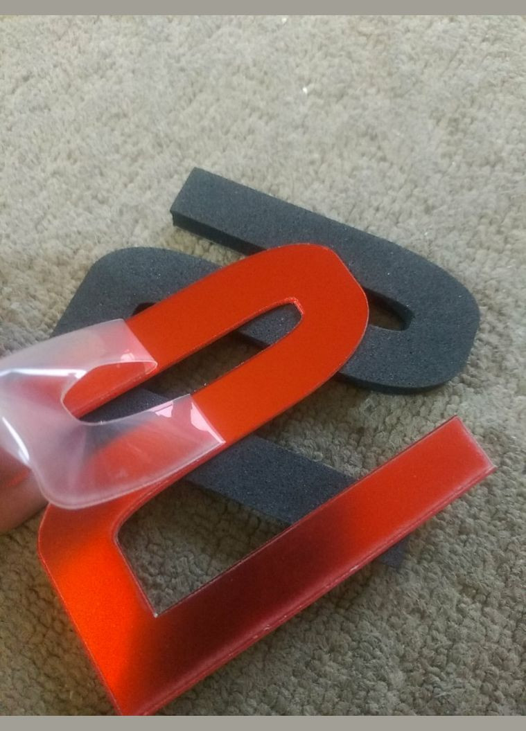 Часы настенные до 90см Арабские 3D цифры красные Б230-37' No Brand (302243123)