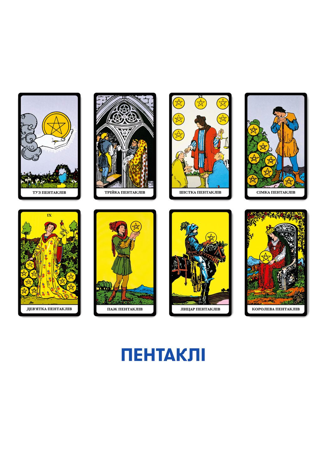 Настільна гра Карти ТАРО Класична колода Райдера-Уейта Orner (371876399)