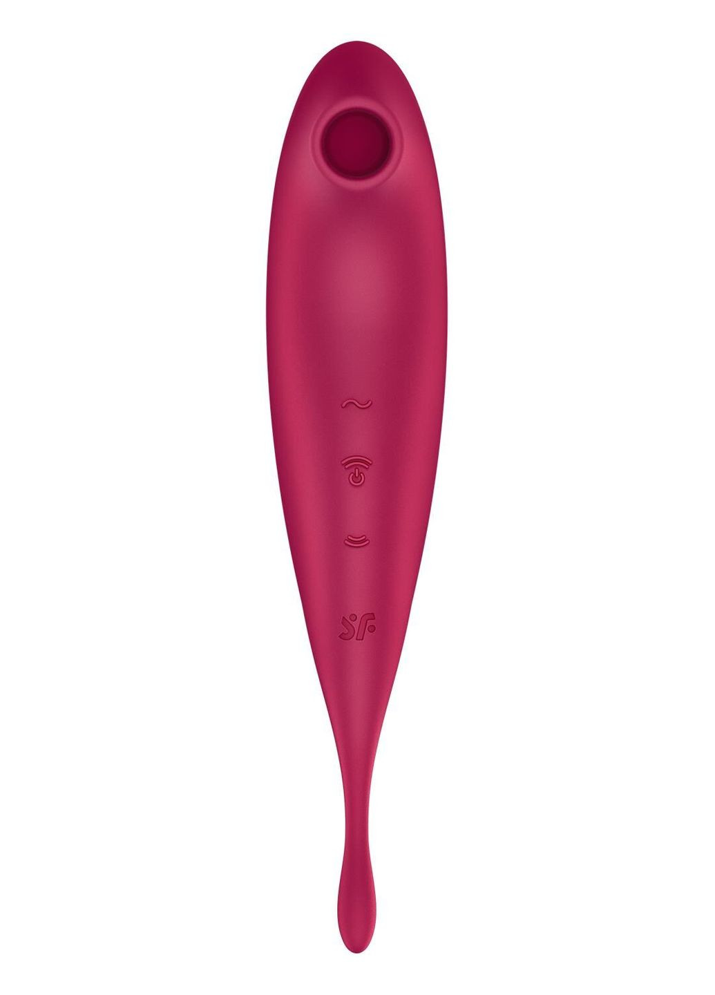 Смарт-вібратор для клітора з вакуумною стимуляцією Twirling Pro+ dark red Satisfyer (335391631)