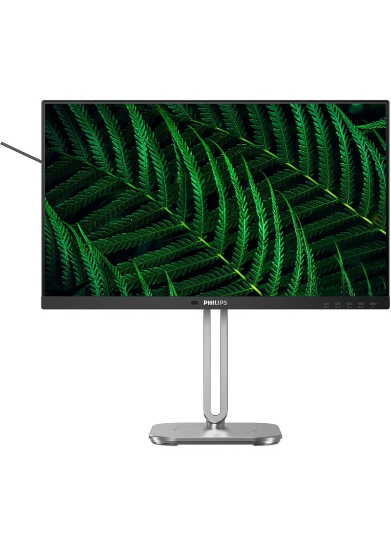 Монітор TFT 23.8" 24B2G5200, IPS, 100Гц, VGA, HDMI, DP, USB-hub, HAS, Pivot, колонки, темно-сірий Philips (389484365)