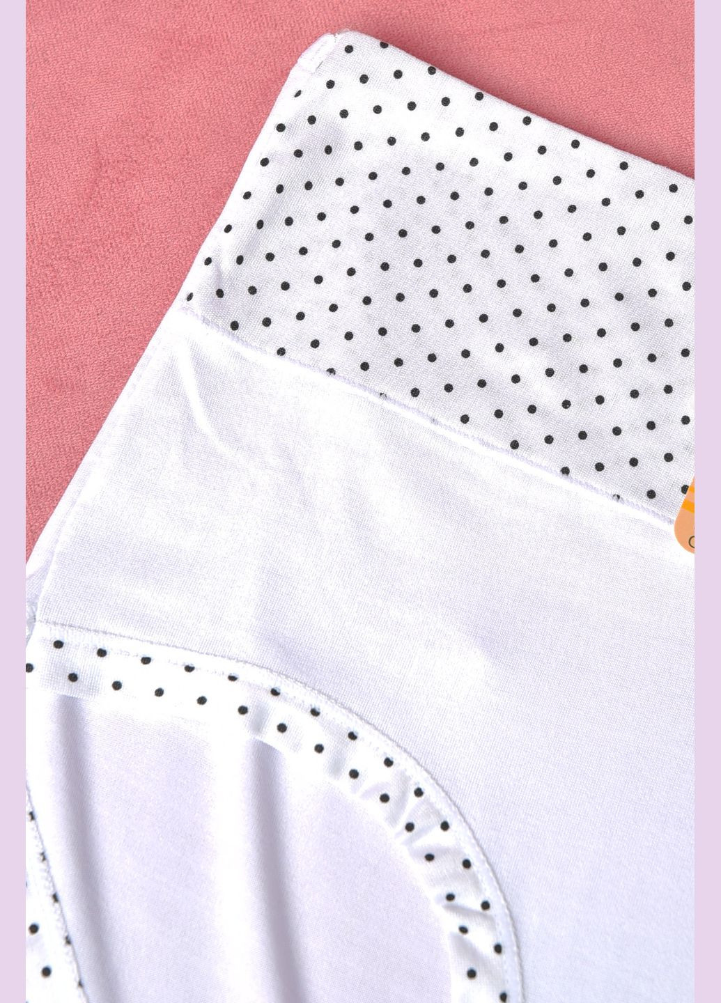 Труси жіночі напівбатальні бiлого кольору Let's Shop (296619253)