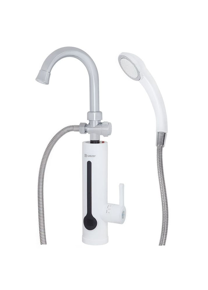 Проточник SDR-B8TR багатор. термозапобіж. поворот. вилив +ДУШ (3,3 кВт + датчик темп.) {10/1} Wezer (371881535)