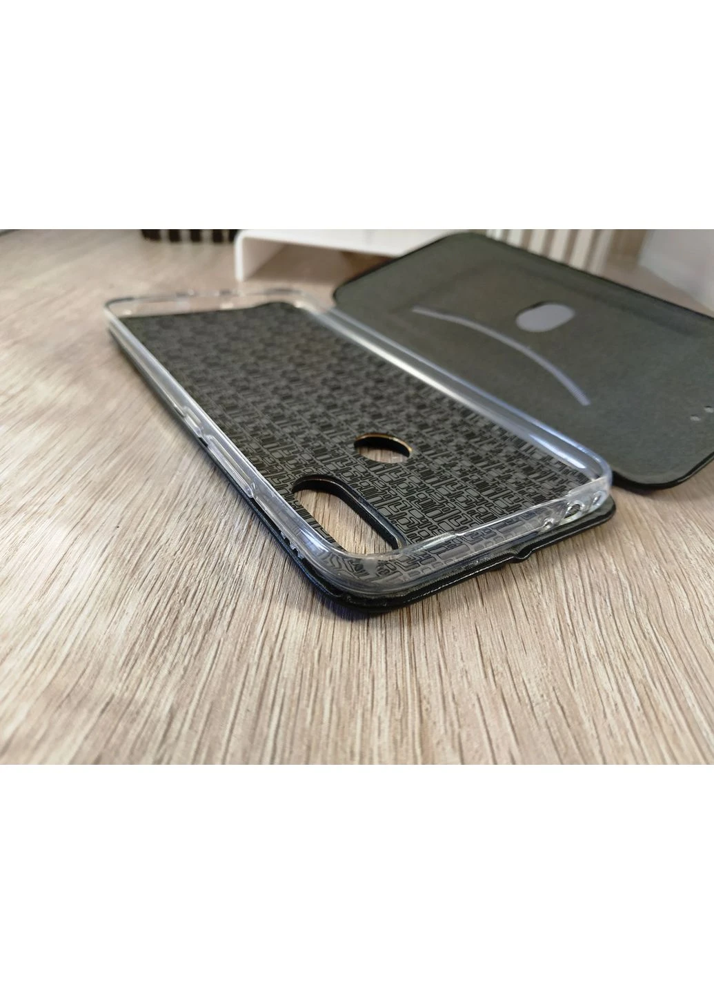 Черный магнитный чехол-книжка для redmi 7 с визитницей Xiaomi (396509759)