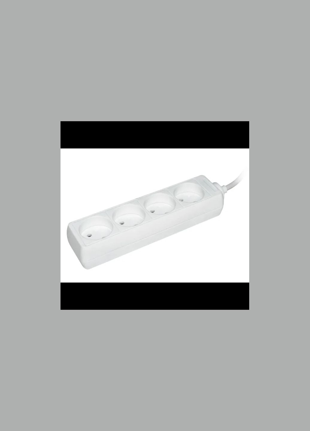 Подовжувач 1,5м 4 гнезда 2P 10А [WYP10-06-04-01-N-U] П4 STANDART UEC (337144138)