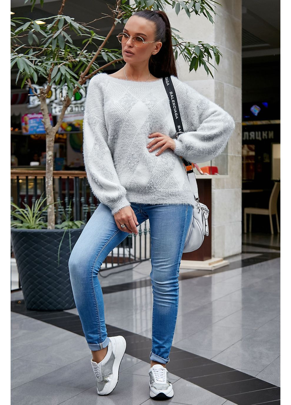 Белый демисезонный джемпер 8899.3811 Seventeen