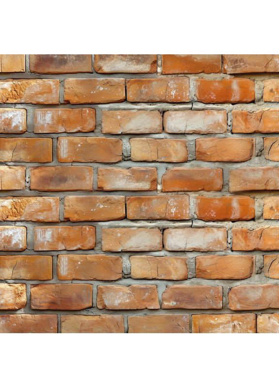 Вініловий фотофон червона стара цегляна стіна, автентичний фон для предметної зйомки, 100x100 см, №551246 PhotoVinyl (354378379)