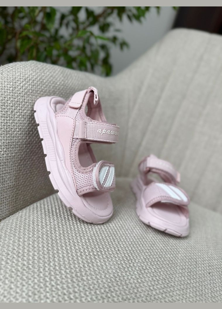 Розовые босоножки для девочек из новой коллекции тм Apawwa
