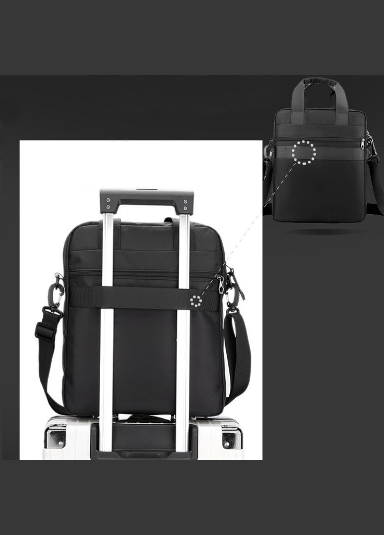 Чоловічий текстильний функціональний месенджер А4 із ручкою через плече RoyalBag AT08-2973A (316710153)