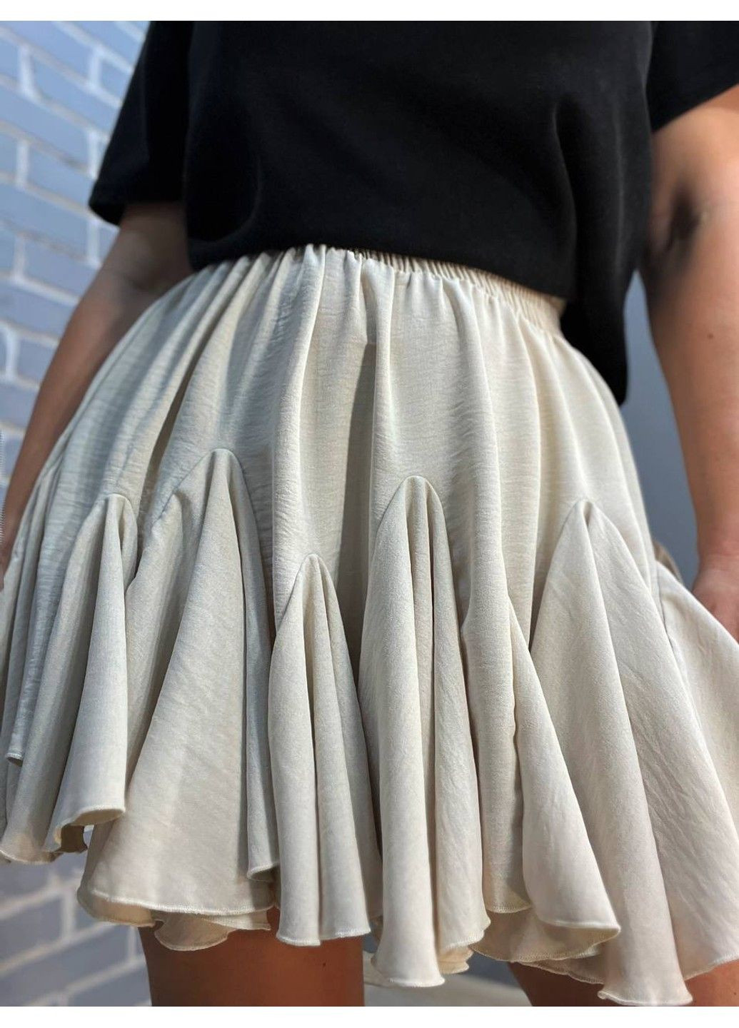 Спідниця жіноча 286 пишна волани коротка Fardi (303140251)