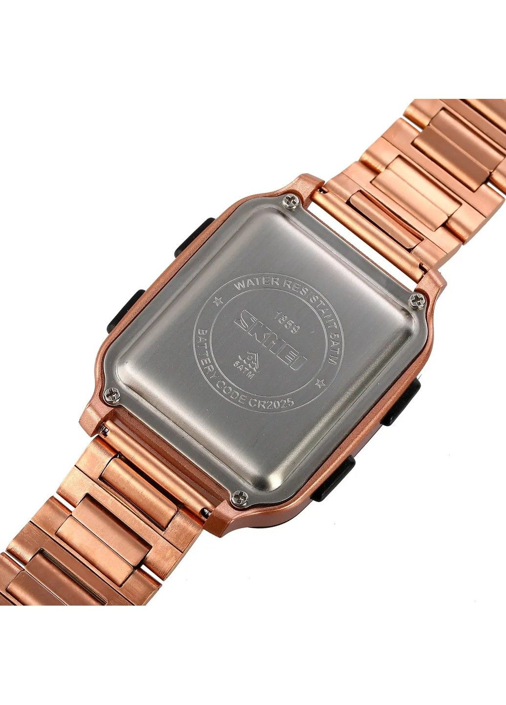 Мужские наручные часы 1859 на браслете (Розовое золото) Skmei (314483372)