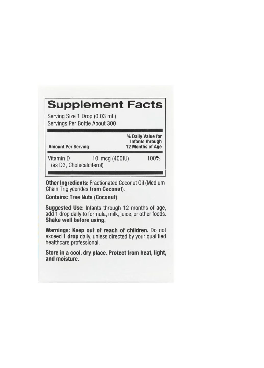 Вітамін Д3, D3, у рідкій формі для дітей, 400 МО (10 мкг), 10 мл California Gold Nutrition (316461837)