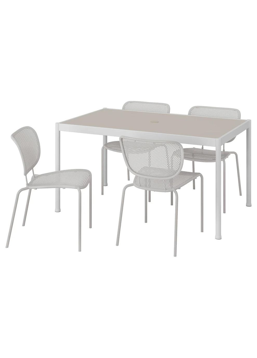 Стіл і 4 стільці ІКЕА SEGERON / DUVSKAR 147 см (s49544769) IKEA (293510709)