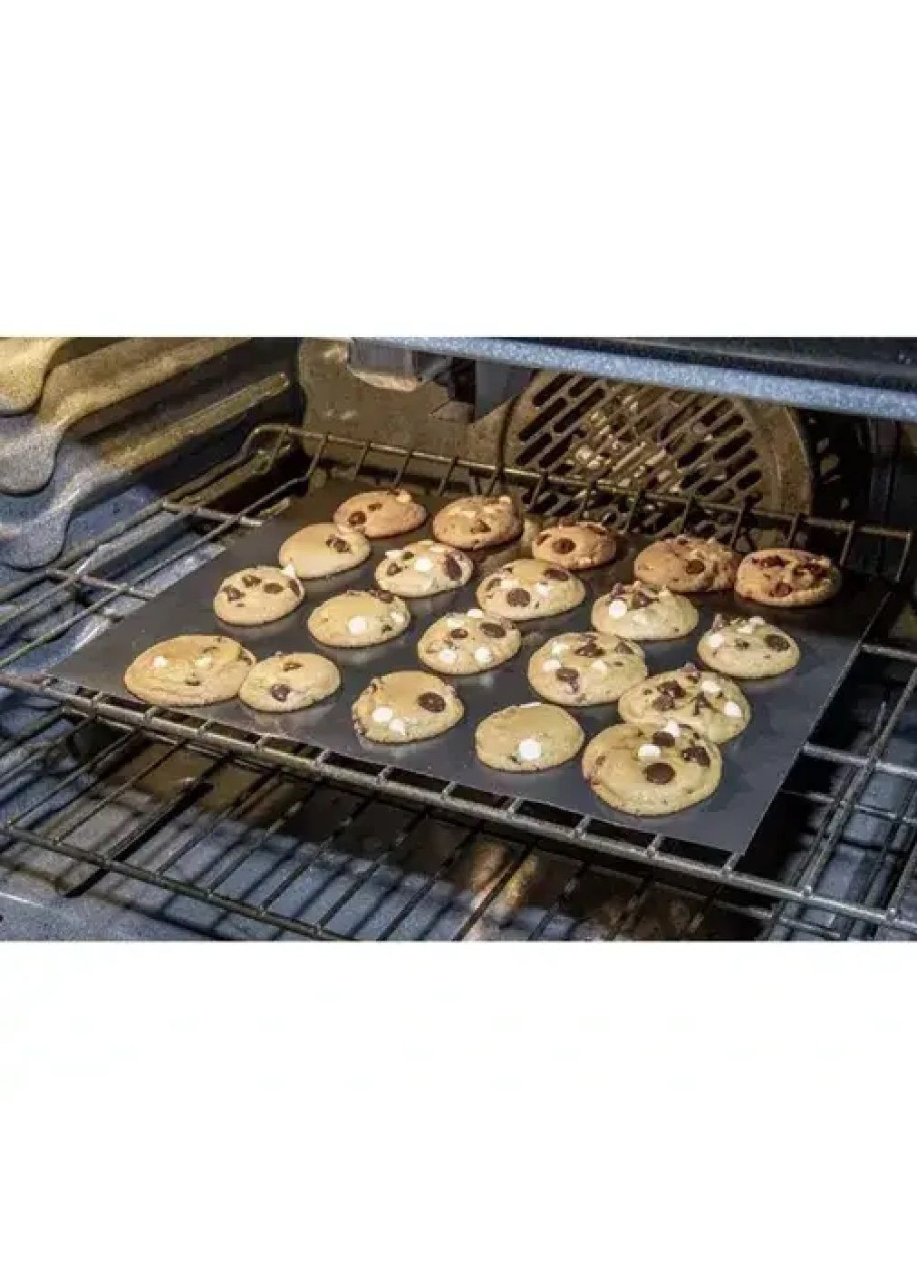 Набір комплект килимків для гриля решітки барбекю антипригарних багаторазових тефлонових 3 штуки 40х33 см (477757-Prob) Unbranded (299783978)