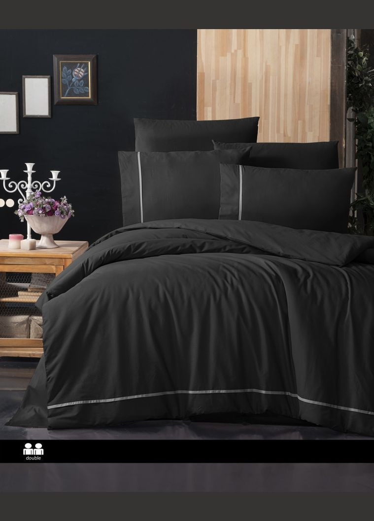 Постельное белье Ranforce Deluxe DARK 200 х 220 см Alisa Black First Choice (318381297)