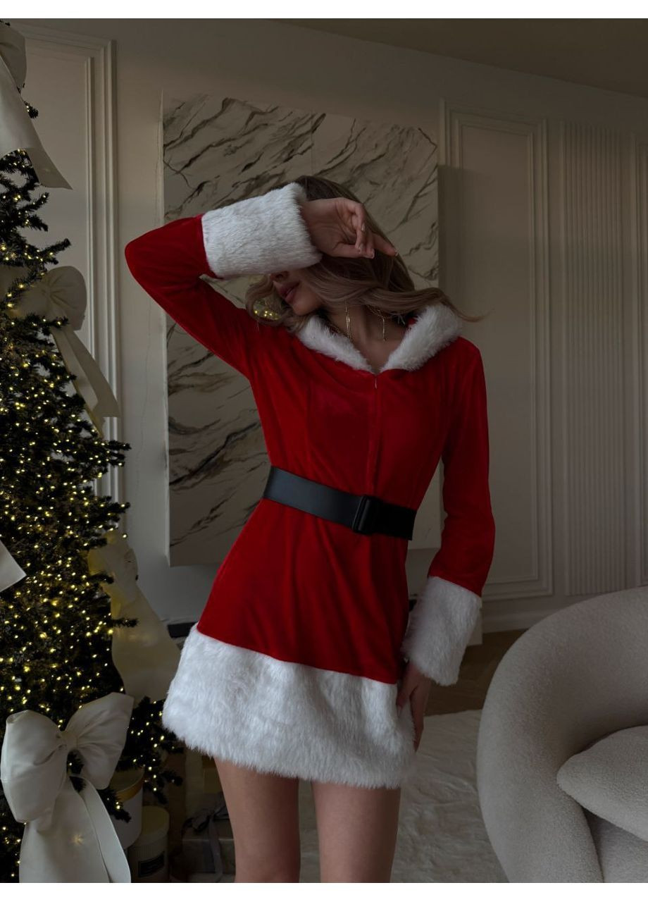 Белое карнавальный платье женское No Brand однотонное