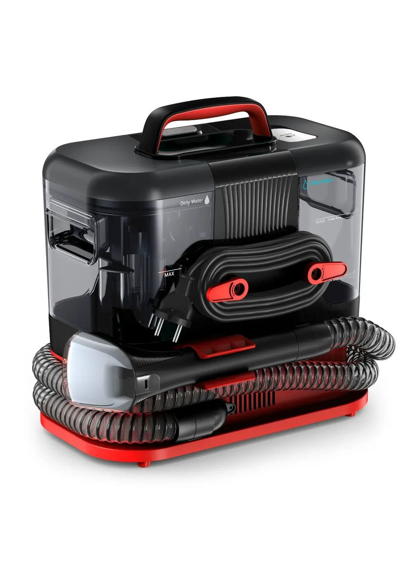 Пилосос IN5012F0 з пральною машиною, 400 Вт, червоний / чорний Rowenta (370617220)