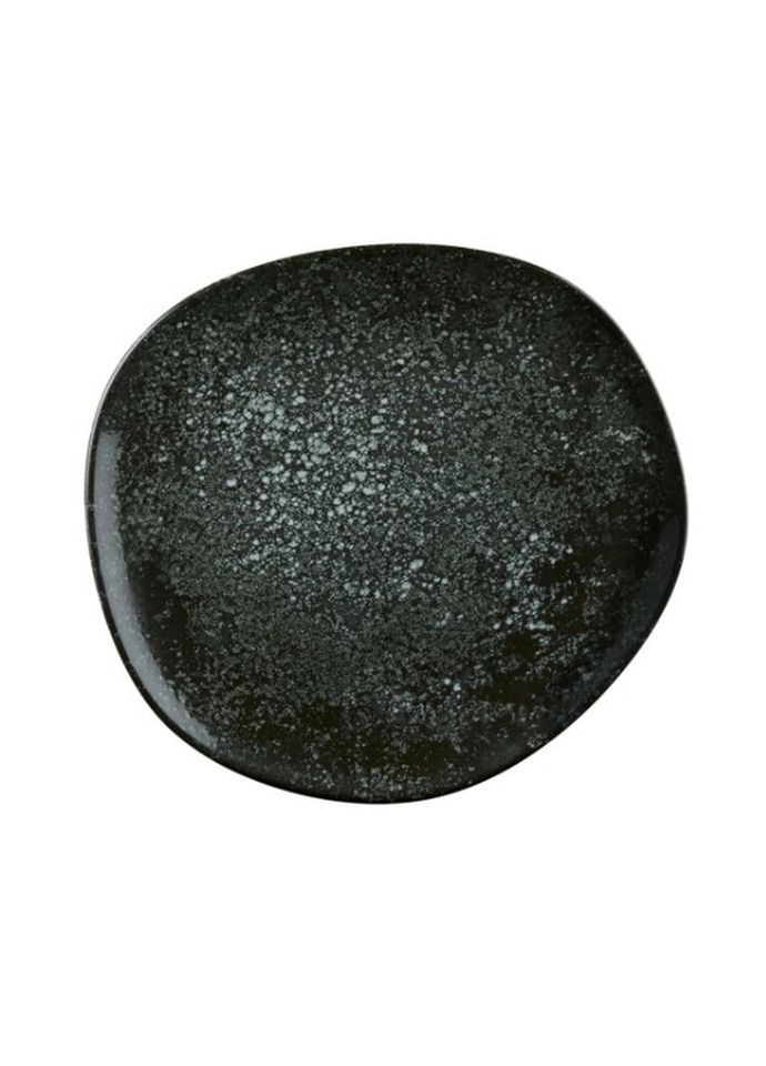 Тарелка подставная фигурная Cosmos COSBLVAO29DZ 29 см черная Bonna (296636600)