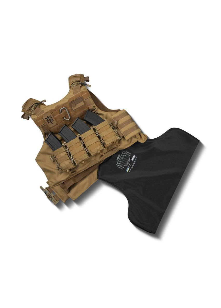 Боевой бронежилет IBV-1. Вес 3.1 кг. Увеличенная площадь защиты.. Ukrarmor (333721778)