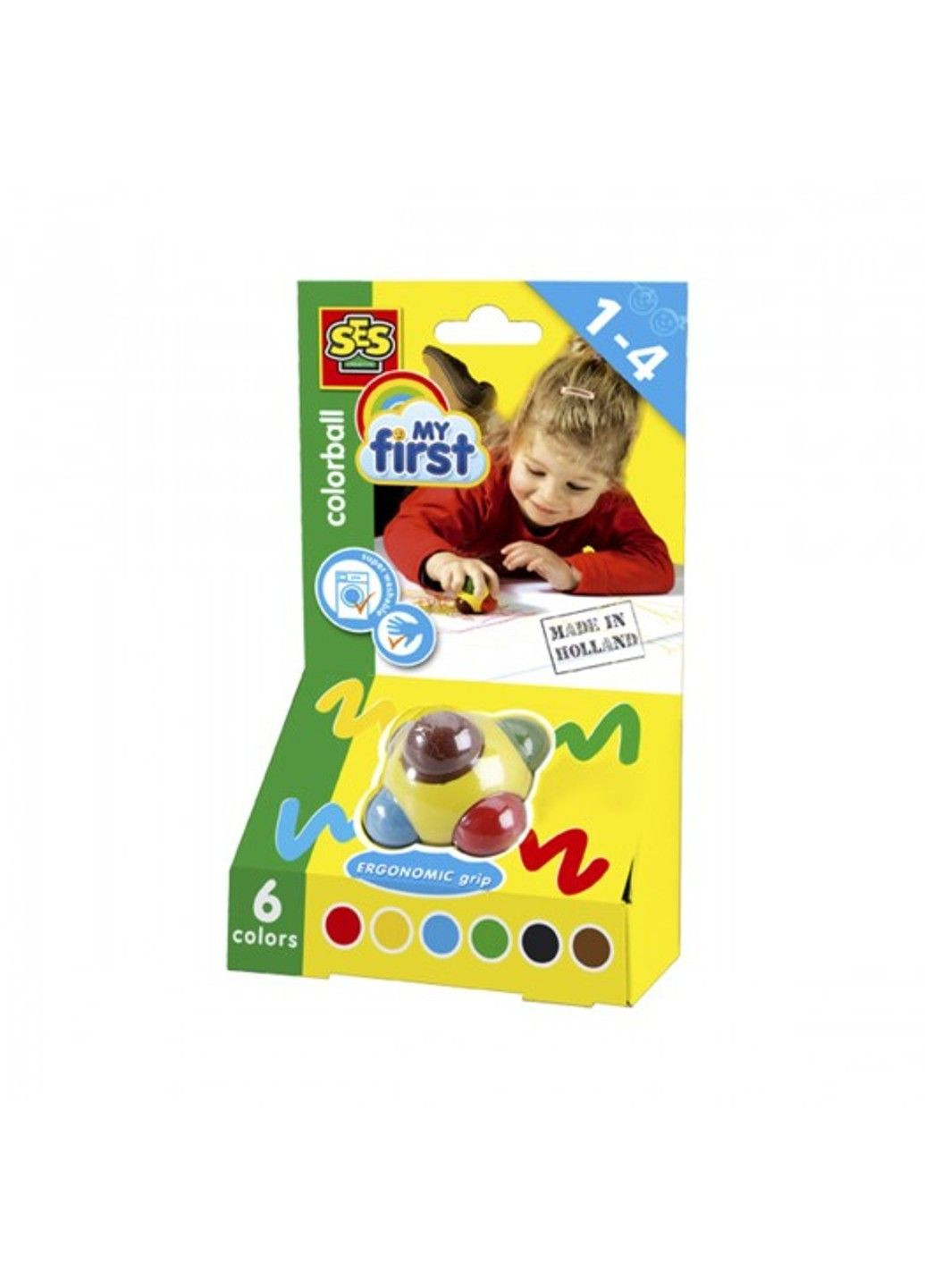 Олівець-куля - Чарівна Кулька (6 Кольорів) Ses Creative (335055159)