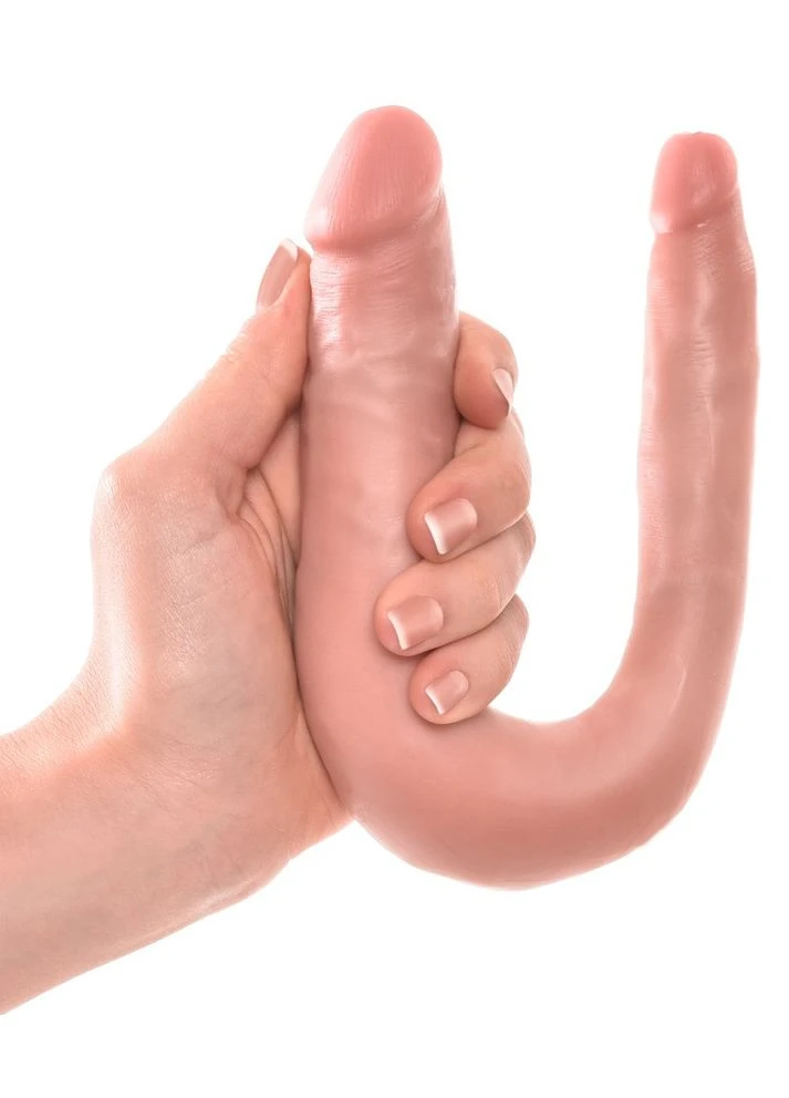 Двойной фаллоимитатор King Cock Small Double Trouble - Flesh Pipedream (303878556)