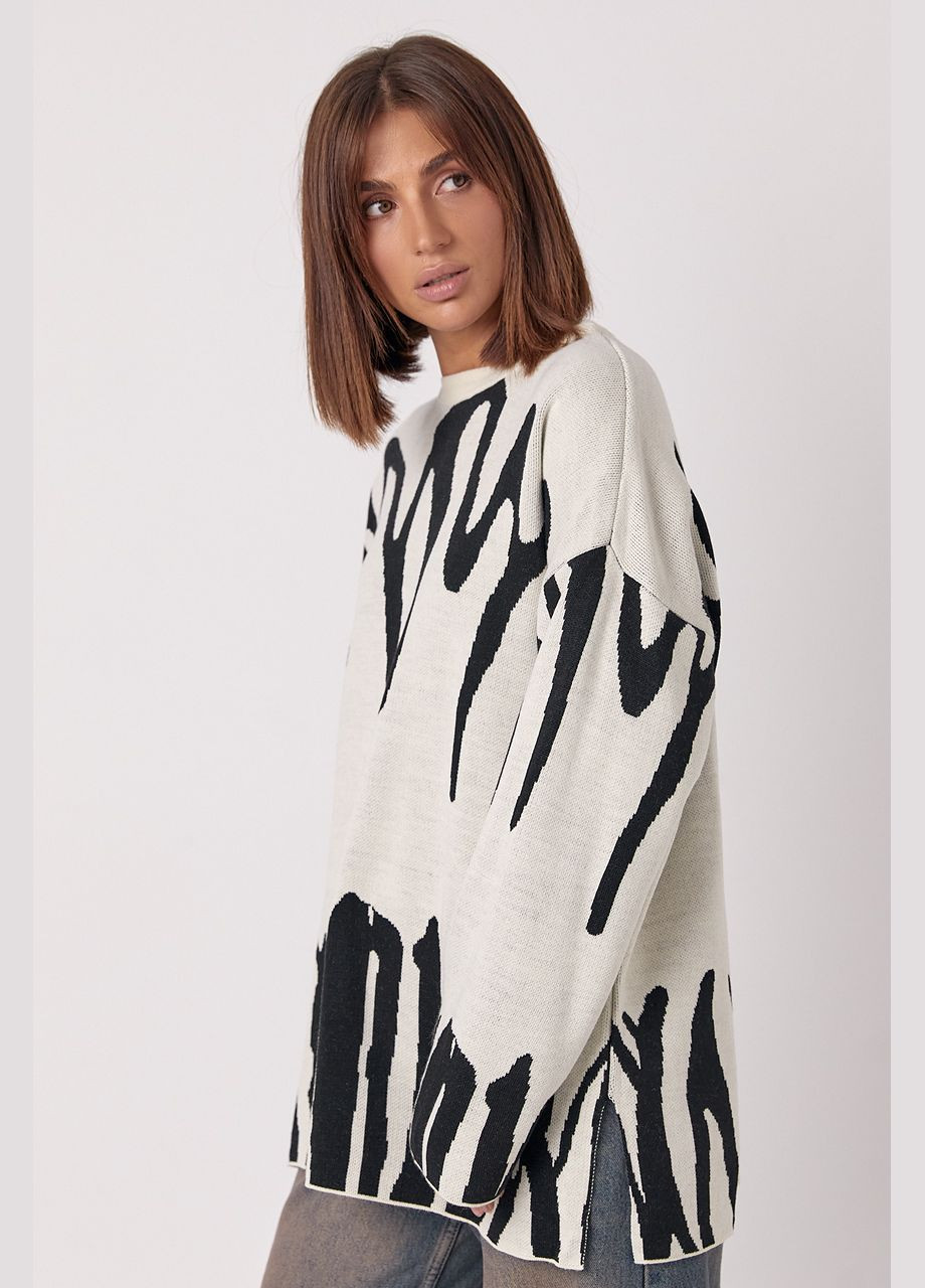 Принтованый джемпер No Brand (302499504)