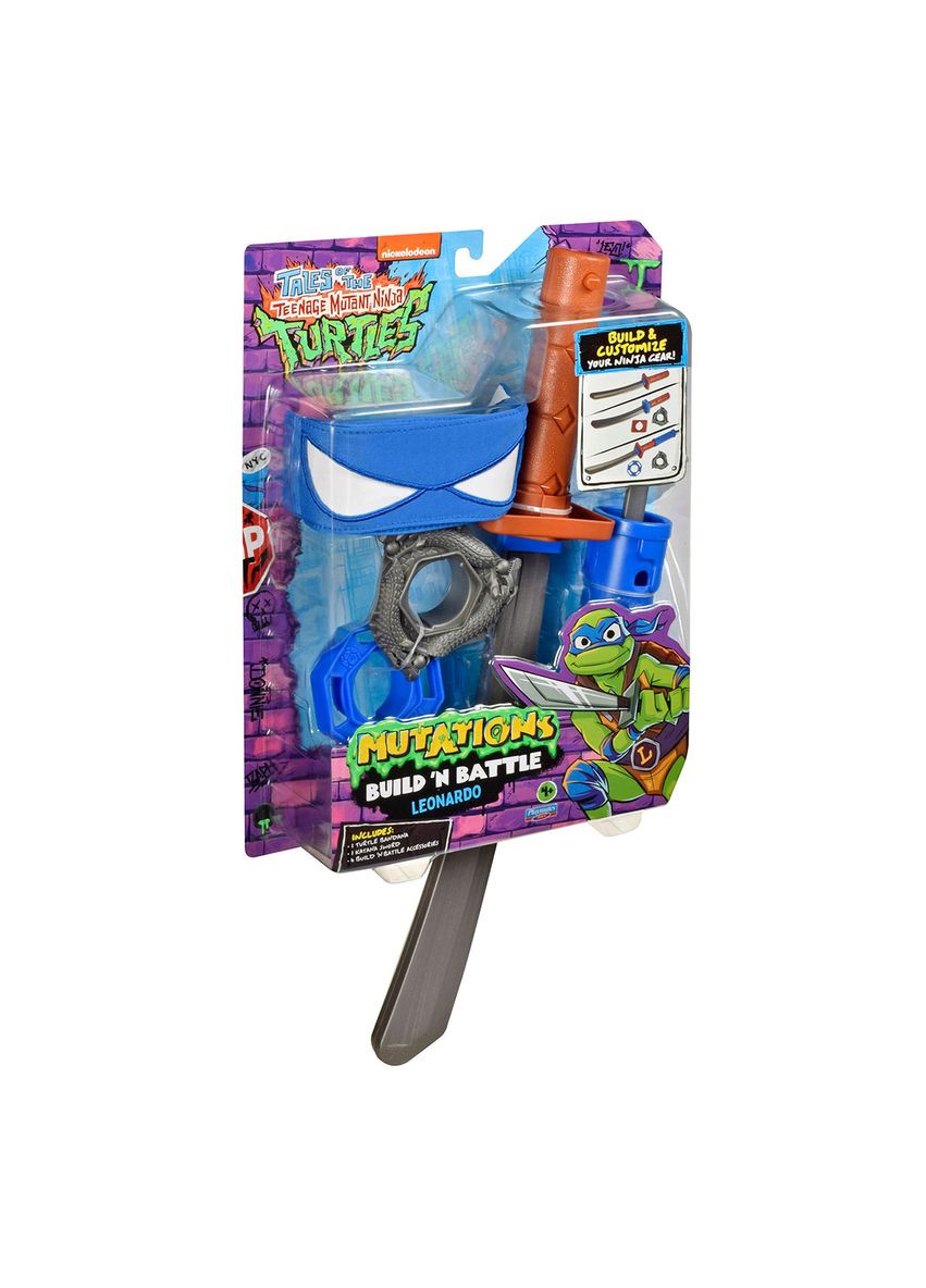 Набір іграш. зброї «Черепашки-Ніндзя MOVIE III» W2 – МЕЧ-КАТАНА ЛЕО ПОДВІЙНИЙ УДАР TMNT (339783811)