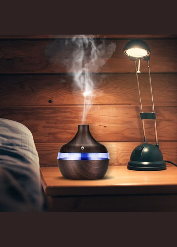 Увлажнитель воздуха ультразвуковой, аромадиффузор Air Humidifier KPY-25S Темное дерево No Brand (340111868)