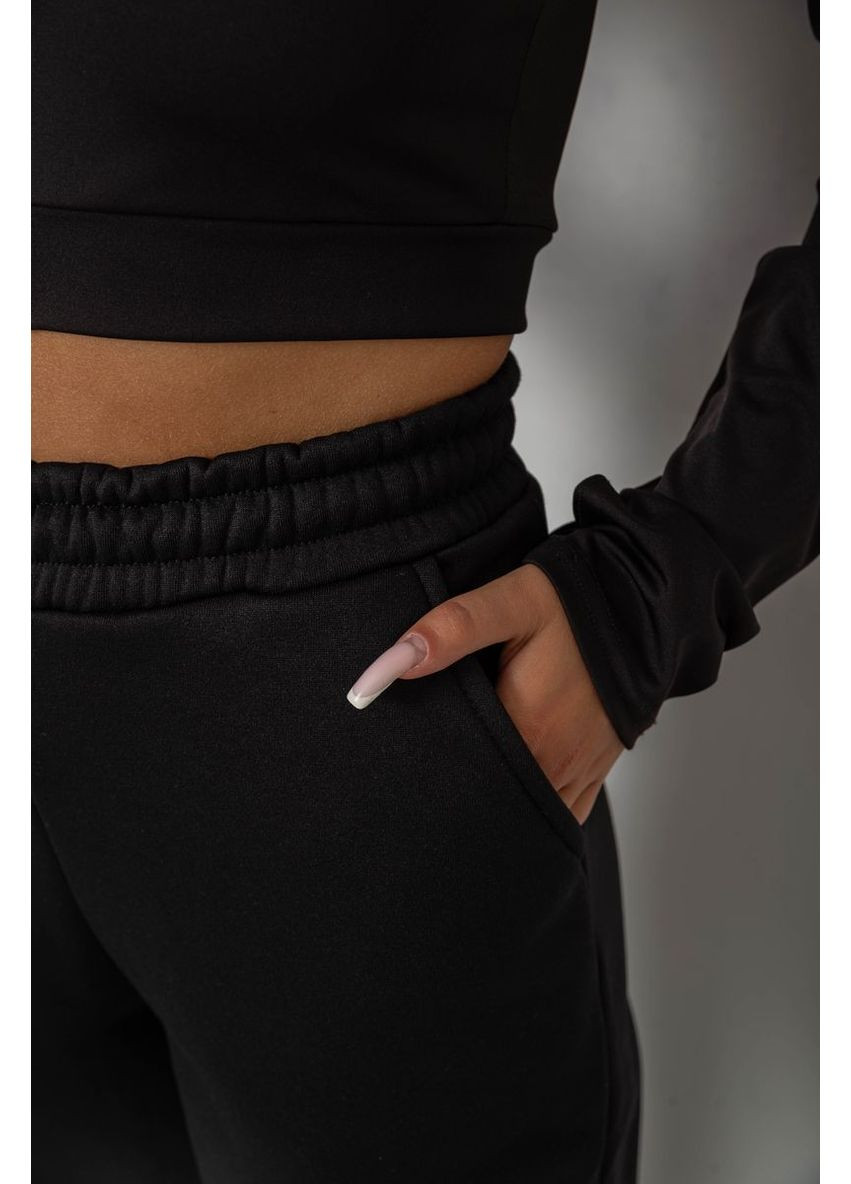 Черные спортивные демисезонные брюки Sport Line