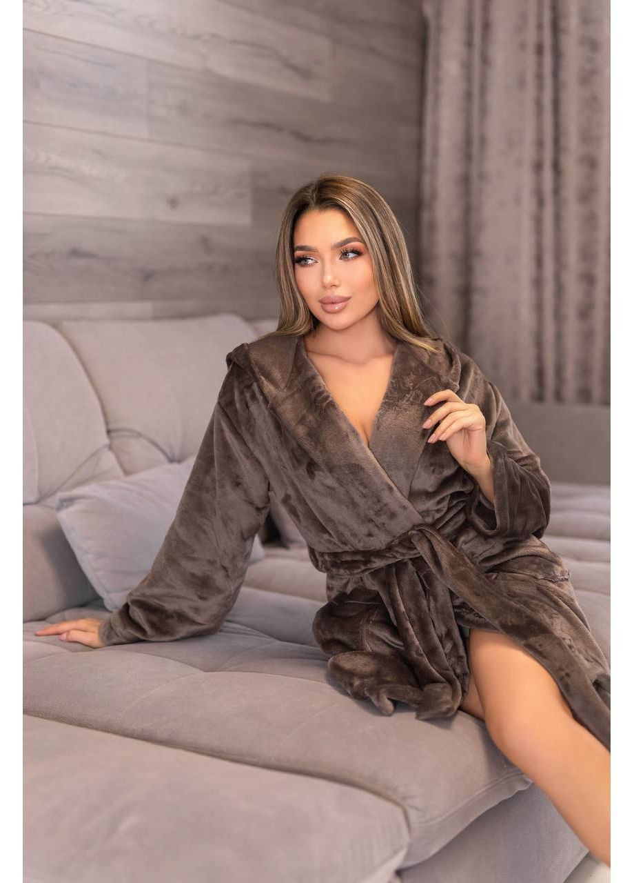 Жіночий махровий халат на запах Osoblyva (364928859)