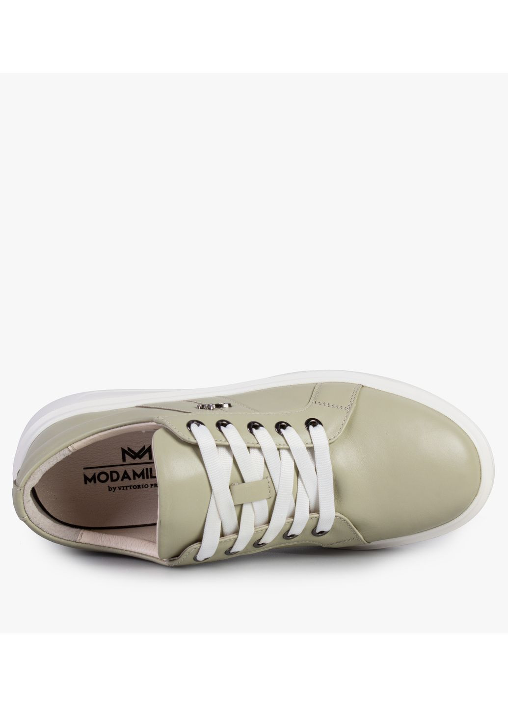 Зелені кеди жіночі бренду 8200706_(2) ModaMilano