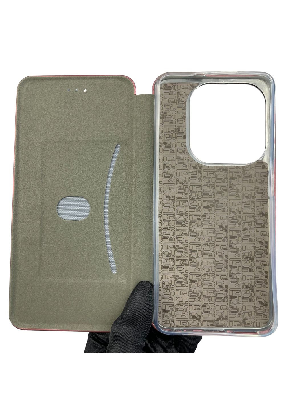 Чехол-книжка для Spark Go 2024 BG6 с подставкой на техно спарк го 2024 бордовая gd1 Tecno (366023114)