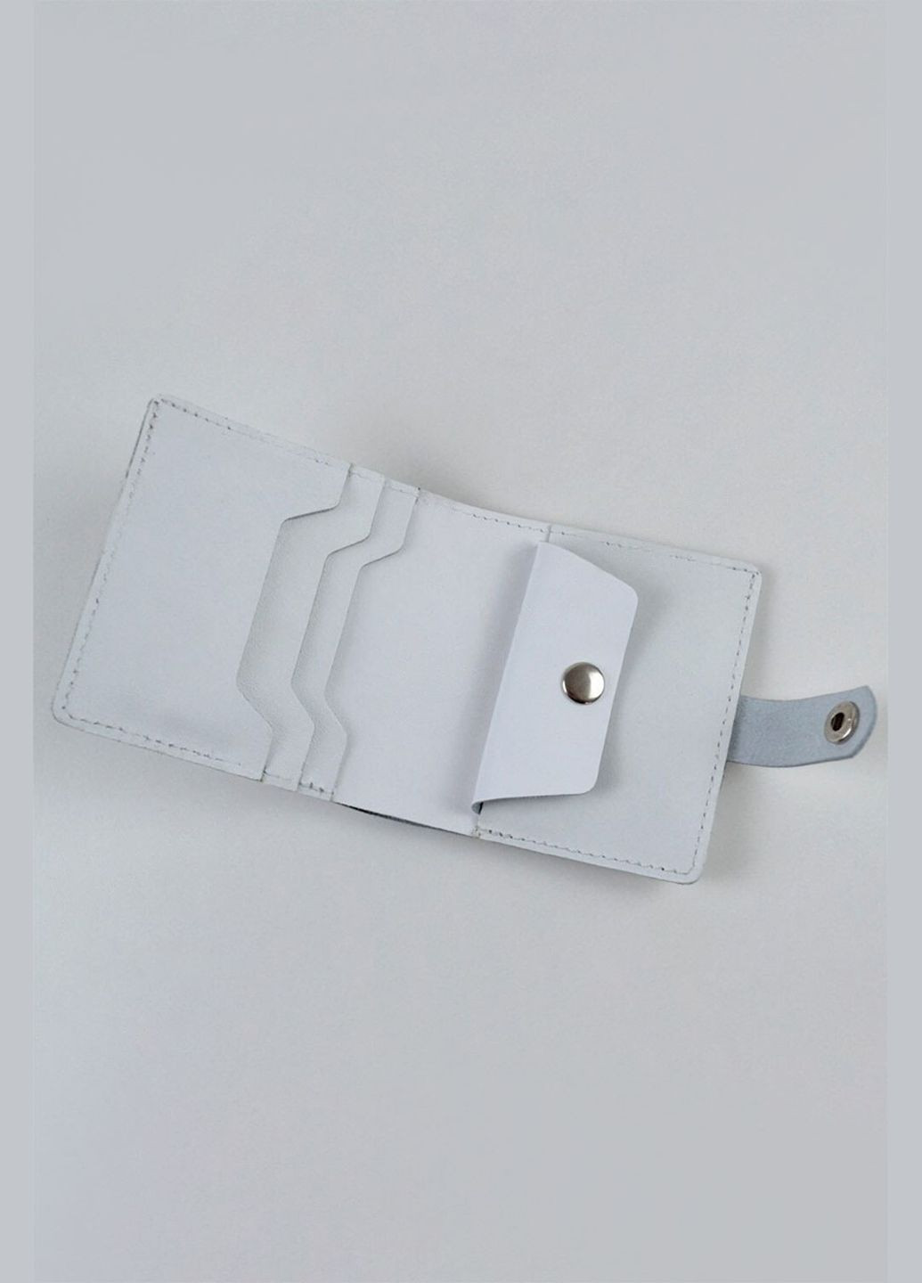Гаманець шкіряний "Весна" білого кольору VOLMAS (314696388)
