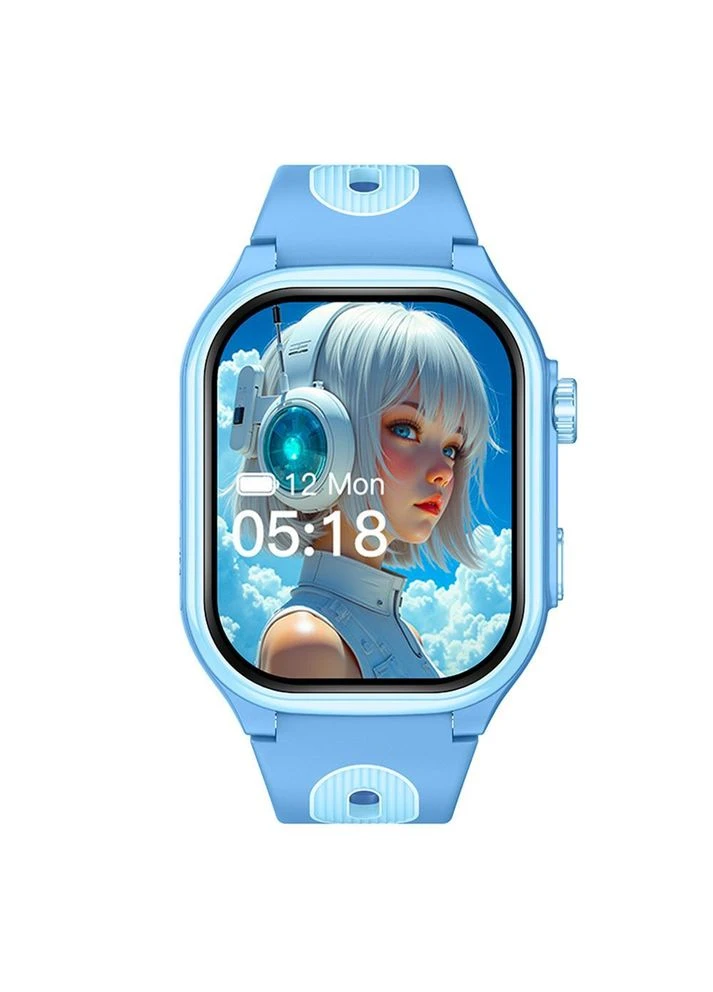 Умные детские смарт часы AS06 с 4G сим картой, GPS, 16GB памяти, прослушкой и выдвижной HD-камерой До 5 дней работы Lemfo (396524587)