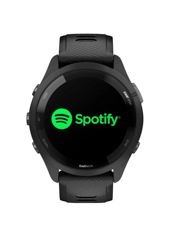 Смарт-часы Forerunner 265 Black Bezel and Case with Black/Powder Gray Silicone Band (010-02810-10) [89347] Garmin (401312686)