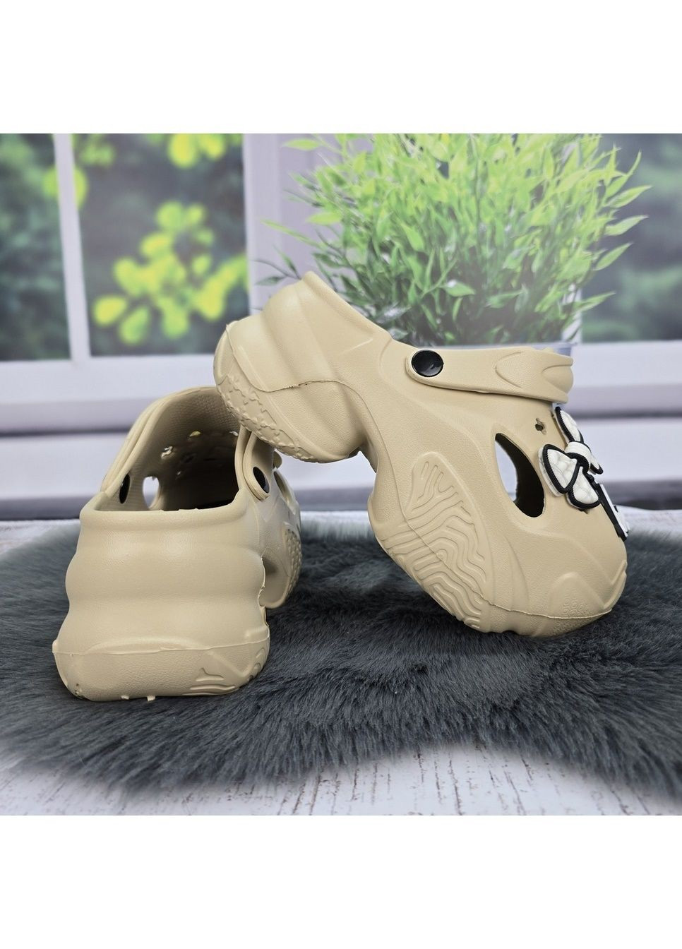 Кроксы женские на платформе Fashion (322236587)