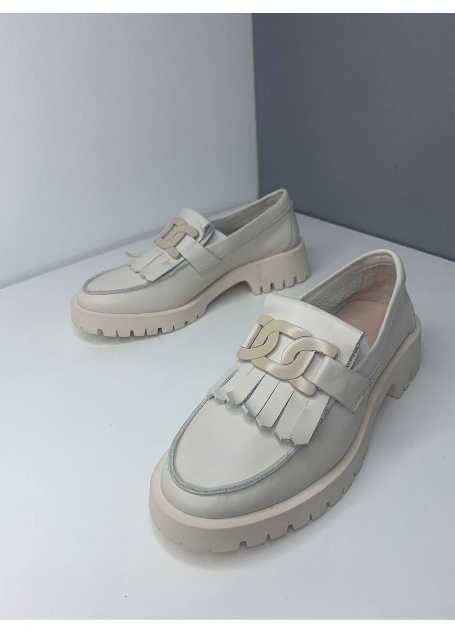 Україна Лофери шкіряні лофери молочний з, україна — (353492318)