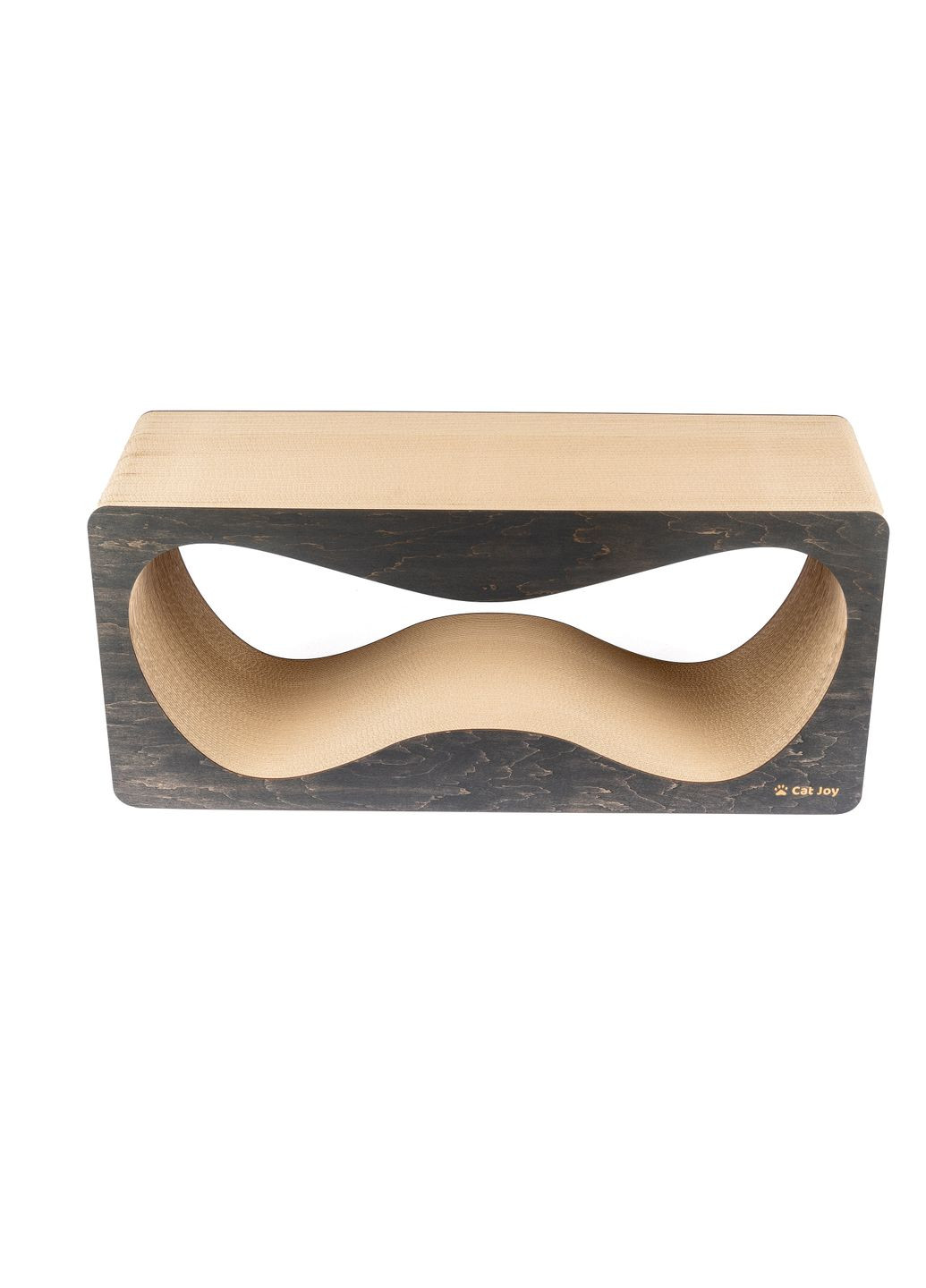 Кігтеточка велика Чорна ДхВхШ 84х37х29 см Cat Joy Гранж (307822557)